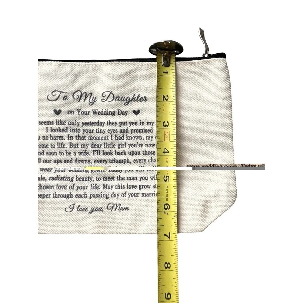 Daughter Gift from Mom to My Daughter Makeup Cosmetic Bag Christmas Birthday ...